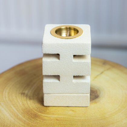 Stone Oil Burner - Abstract Cuts
